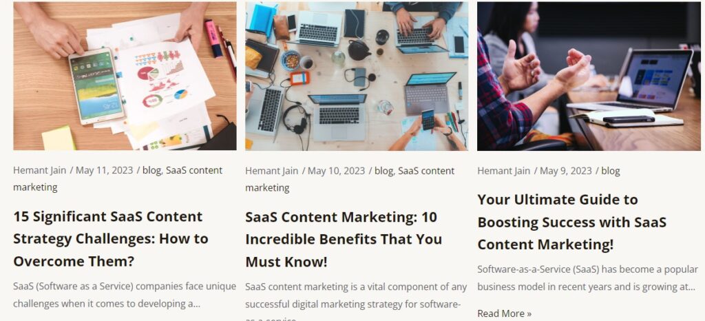 Guest blogging is a useful tool for a well-rounded content marketing for SaaS strategy.