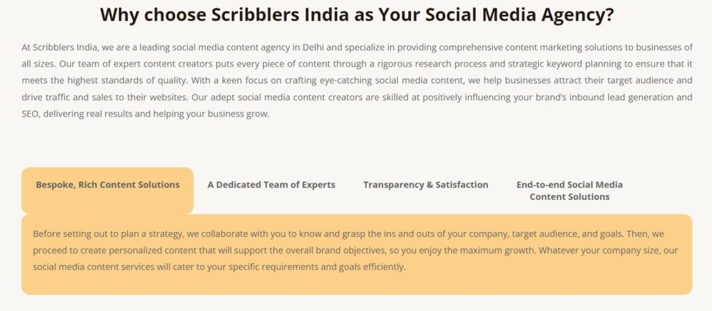 Strategic consultation services offered by content agencies are essential for success.